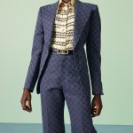 Thin belt with crystal Double G buckle - Image 3